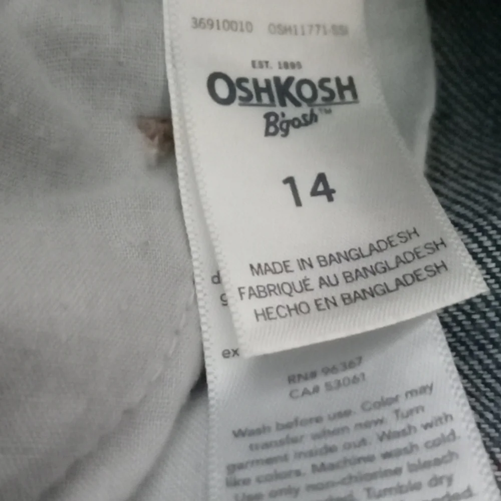 OshKosh Bgosh Vintage Patch Overalls